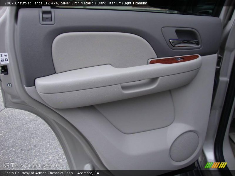Silver Birch Metallic / Dark Titanium/Light Titanium 2007 Chevrolet Tahoe LTZ 4x4