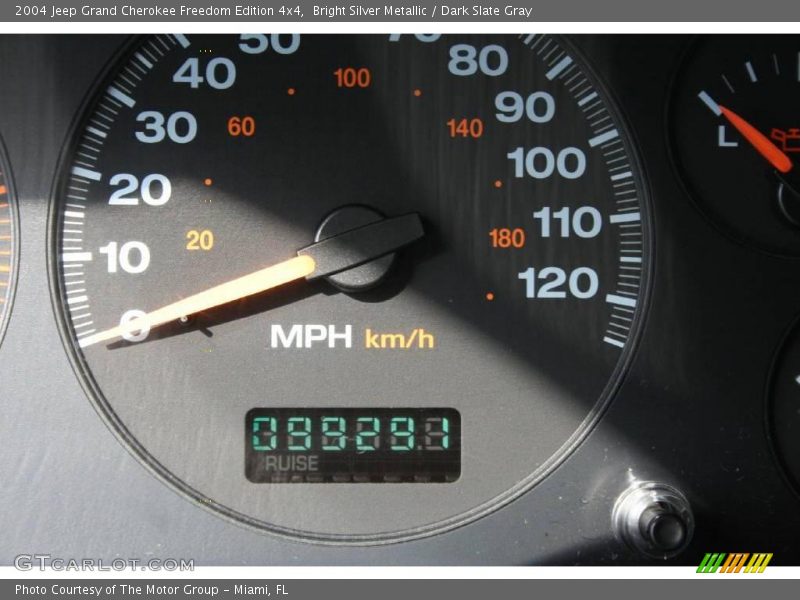 Bright Silver Metallic / Dark Slate Gray 2004 Jeep Grand Cherokee Freedom Edition 4x4