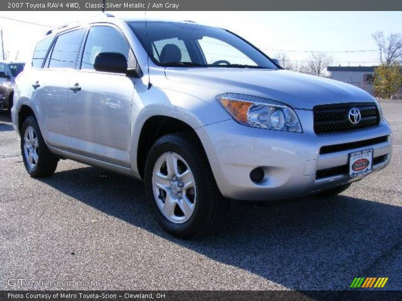 Classic Silver Metallic / Ash Gray 2007 Toyota RAV4 4WD