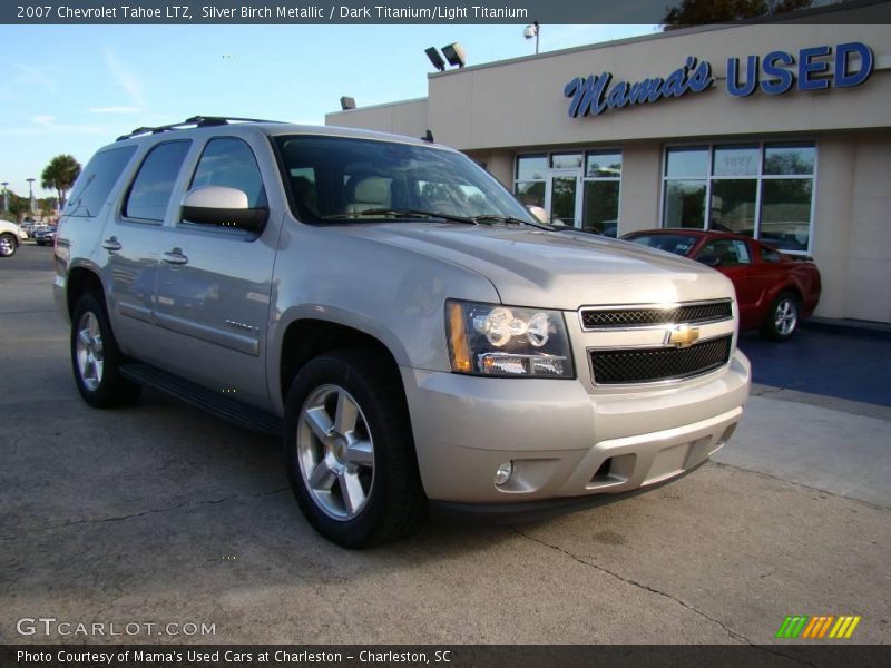 Silver Birch Metallic / Dark Titanium/Light Titanium 2007 Chevrolet Tahoe LTZ