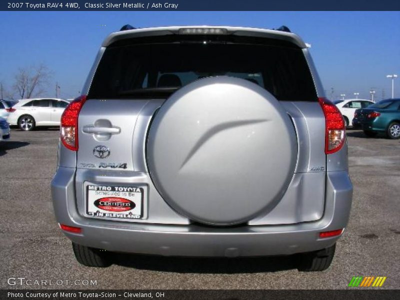 Classic Silver Metallic / Ash Gray 2007 Toyota RAV4 4WD