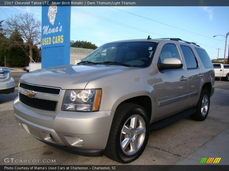 Silver Birch Metallic / Dark Titanium/Light Titanium 2007 Chevrolet Tahoe LTZ