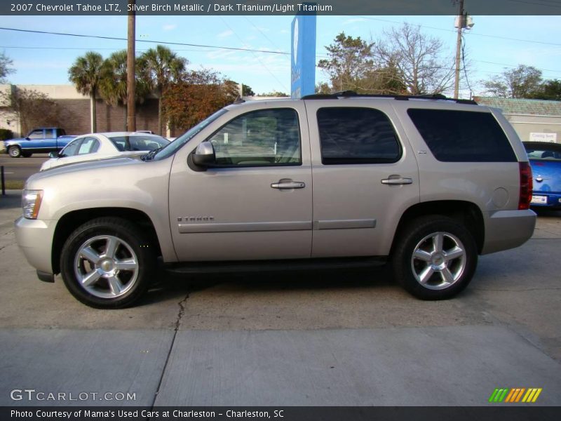 Silver Birch Metallic / Dark Titanium/Light Titanium 2007 Chevrolet Tahoe LTZ