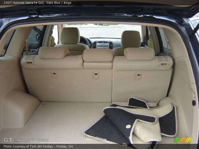 Slate Blue / Beige 2007 Hyundai Santa Fe GLS
