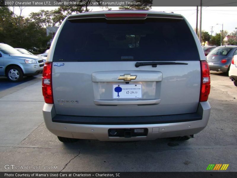 Silver Birch Metallic / Dark Titanium/Light Titanium 2007 Chevrolet Tahoe LTZ