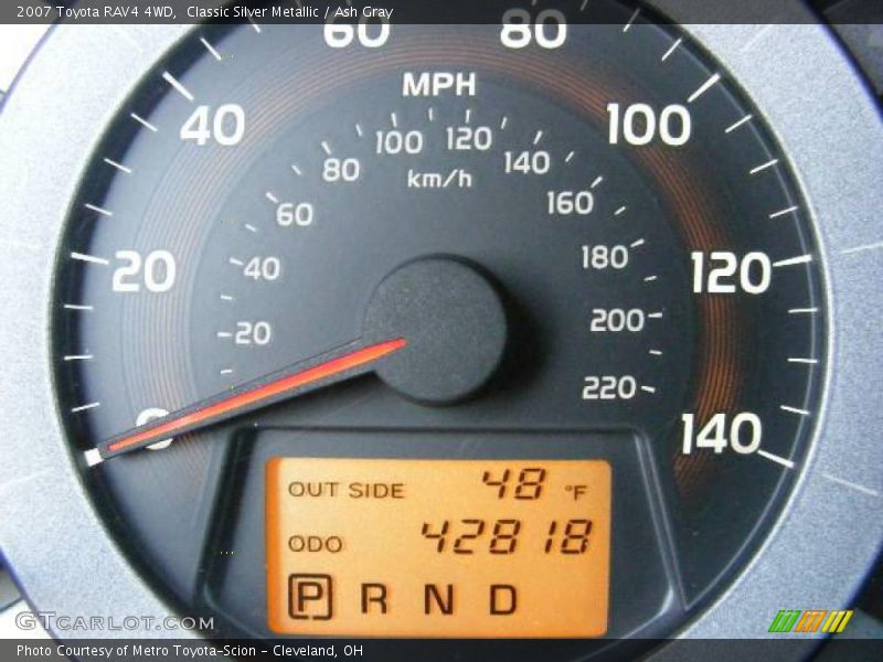 Classic Silver Metallic / Ash Gray 2007 Toyota RAV4 4WD