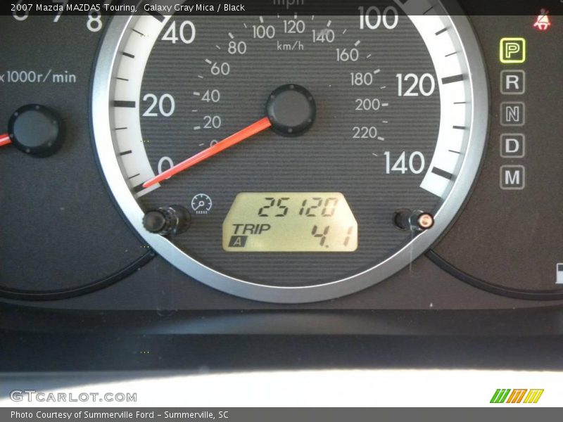 Galaxy Gray Mica / Black 2007 Mazda MAZDA5 Touring