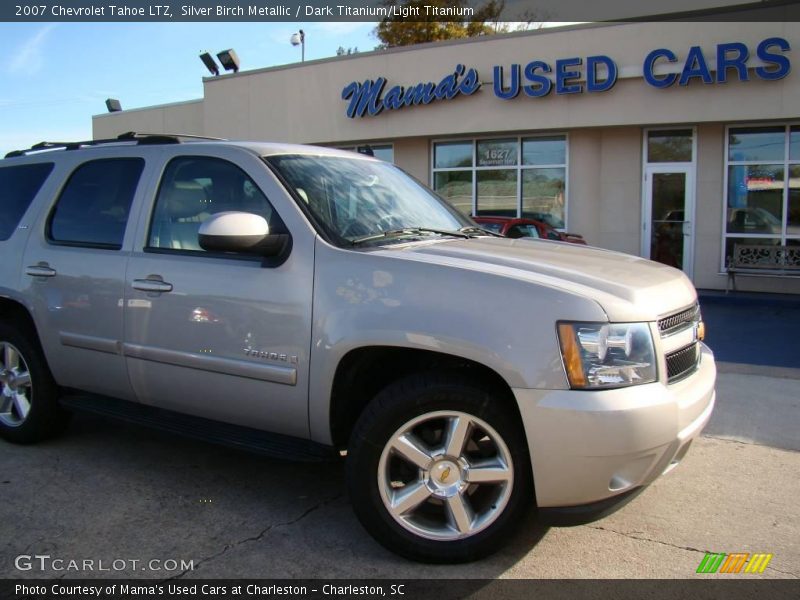 Silver Birch Metallic / Dark Titanium/Light Titanium 2007 Chevrolet Tahoe LTZ
