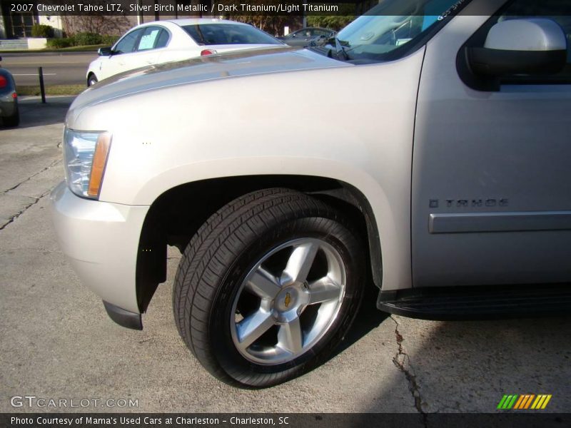 Silver Birch Metallic / Dark Titanium/Light Titanium 2007 Chevrolet Tahoe LTZ