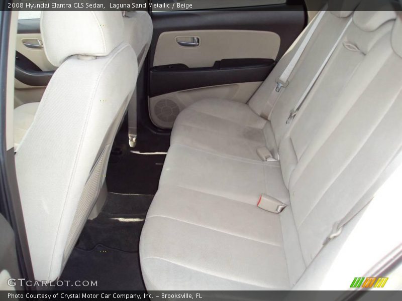 Laguna Sand Metallic / Beige 2008 Hyundai Elantra GLS Sedan