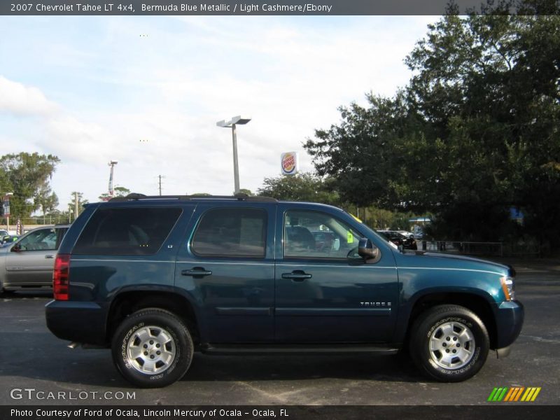 Bermuda Blue Metallic / Light Cashmere/Ebony 2007 Chevrolet Tahoe LT 4x4