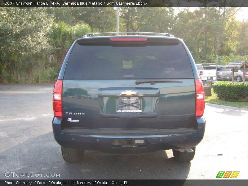 Bermuda Blue Metallic / Light Cashmere/Ebony 2007 Chevrolet Tahoe LT 4x4