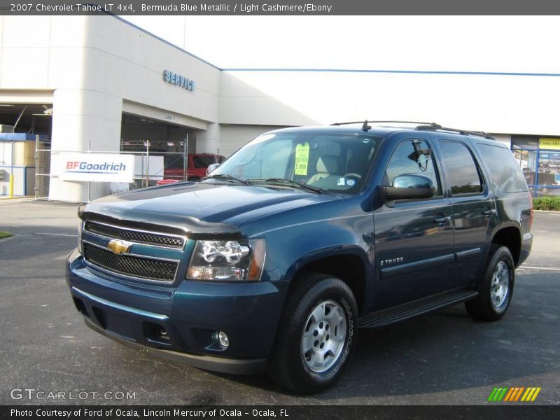 Bermuda Blue Metallic / Light Cashmere/Ebony 2007 Chevrolet Tahoe LT 4x4