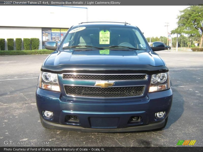 Bermuda Blue Metallic / Light Cashmere/Ebony 2007 Chevrolet Tahoe LT 4x4