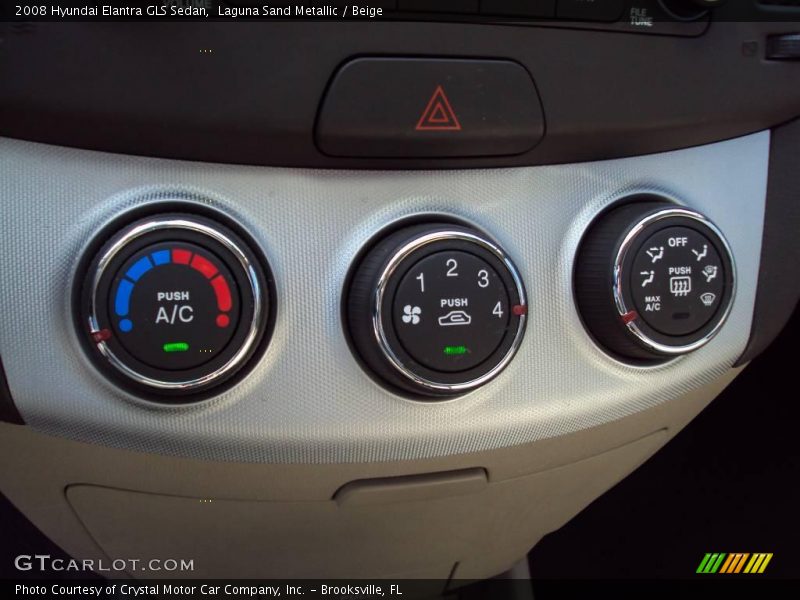 Laguna Sand Metallic / Beige 2008 Hyundai Elantra GLS Sedan