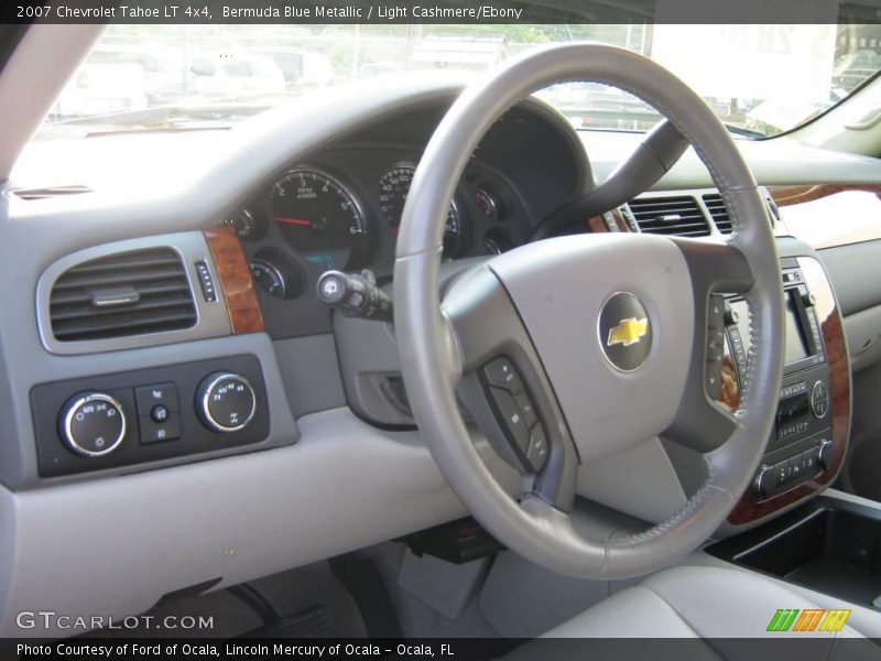 Bermuda Blue Metallic / Light Cashmere/Ebony 2007 Chevrolet Tahoe LT 4x4