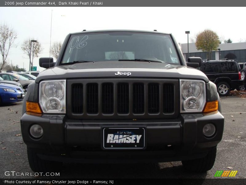 Dark Khaki Pearl / Khaki 2006 Jeep Commander 4x4
