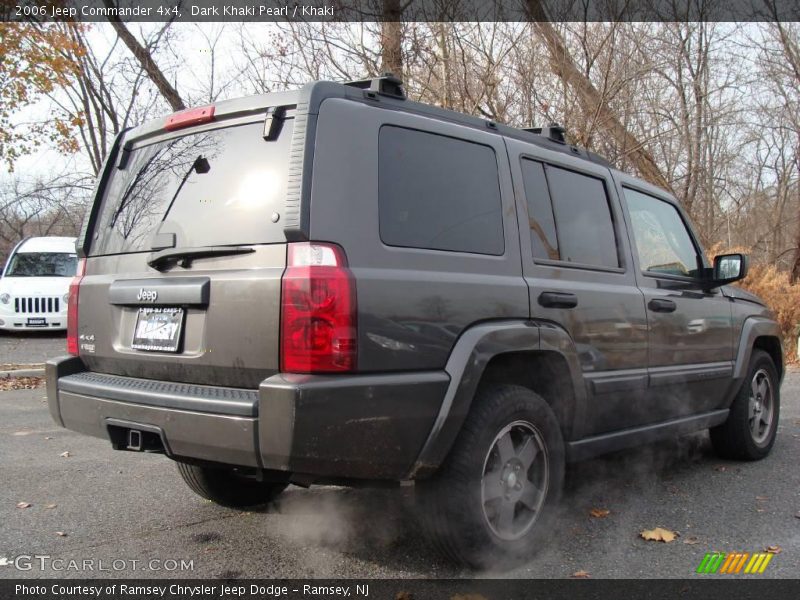 Dark Khaki Pearl / Khaki 2006 Jeep Commander 4x4