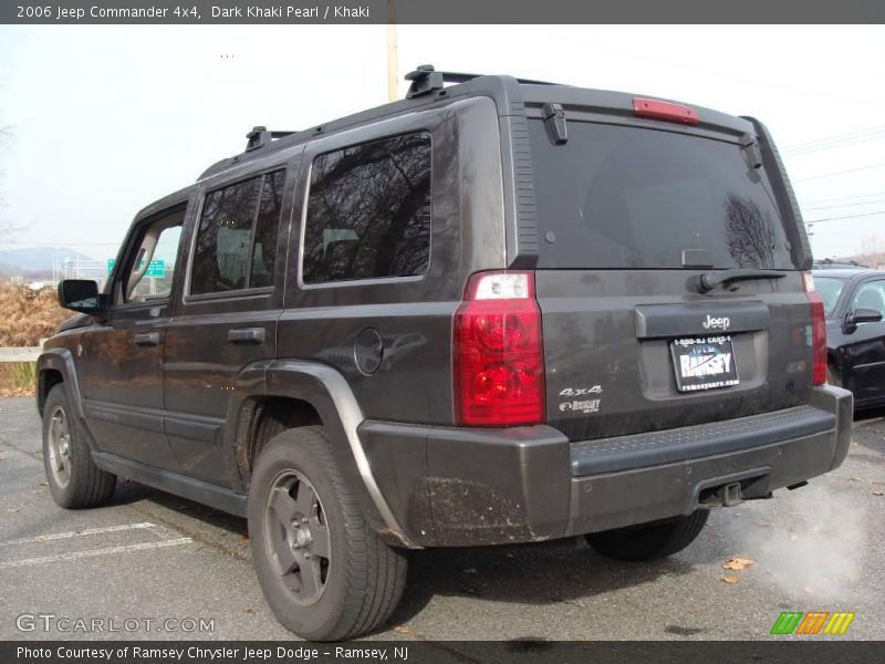 Dark Khaki Pearl / Khaki 2006 Jeep Commander 4x4