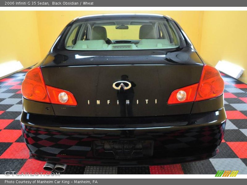 Black Obsidian / Wheat 2006 Infiniti G 35 Sedan