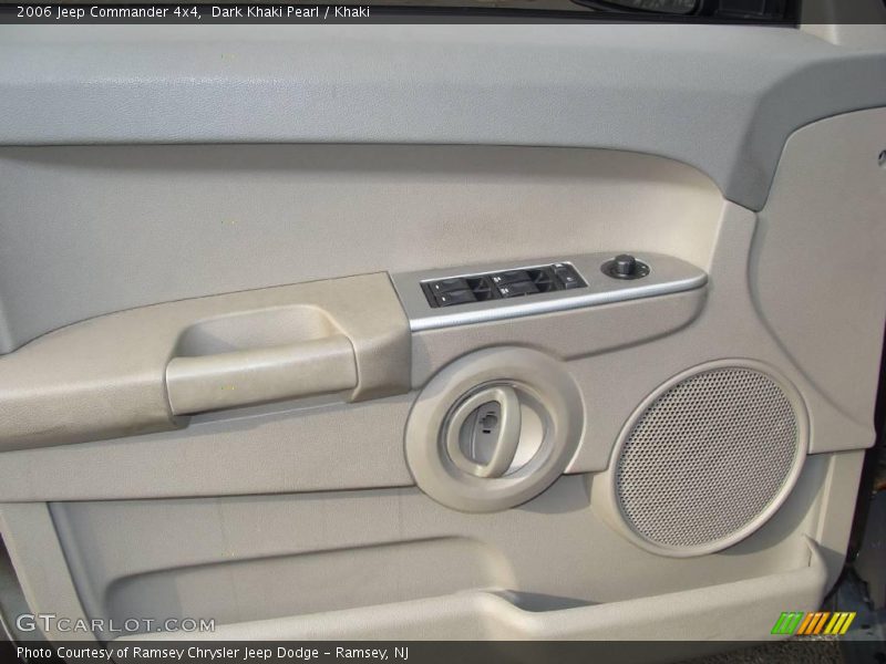 Dark Khaki Pearl / Khaki 2006 Jeep Commander 4x4