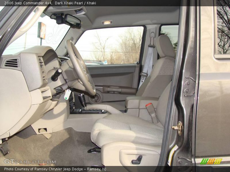 Dark Khaki Pearl / Khaki 2006 Jeep Commander 4x4