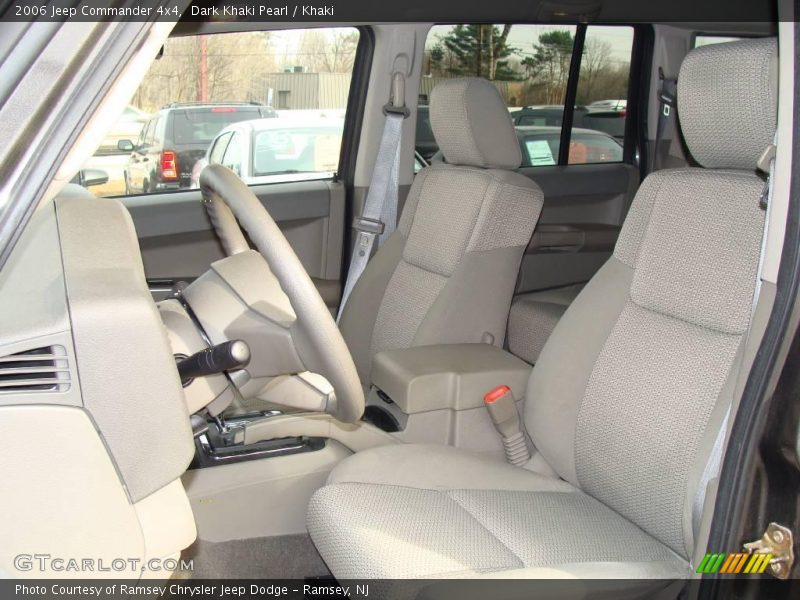 Dark Khaki Pearl / Khaki 2006 Jeep Commander 4x4