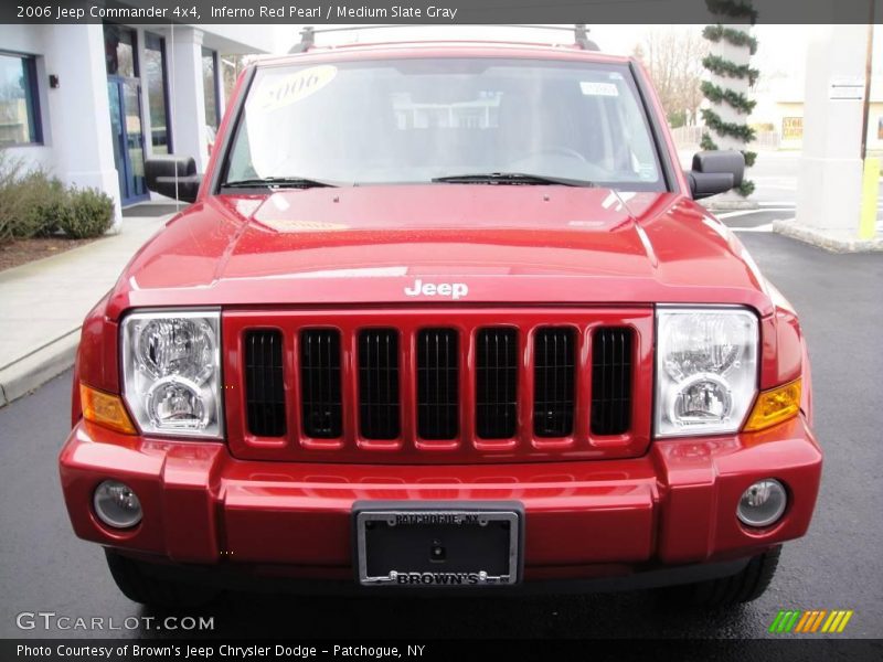 Inferno Red Pearl / Medium Slate Gray 2006 Jeep Commander 4x4