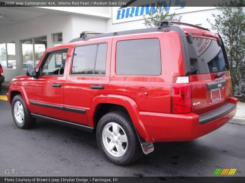 Inferno Red Pearl / Medium Slate Gray 2006 Jeep Commander 4x4
