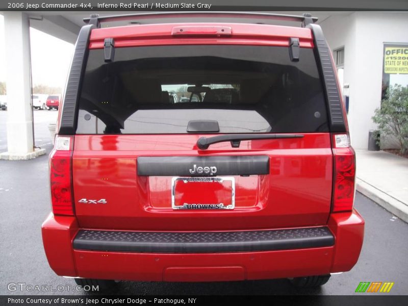 Inferno Red Pearl / Medium Slate Gray 2006 Jeep Commander 4x4