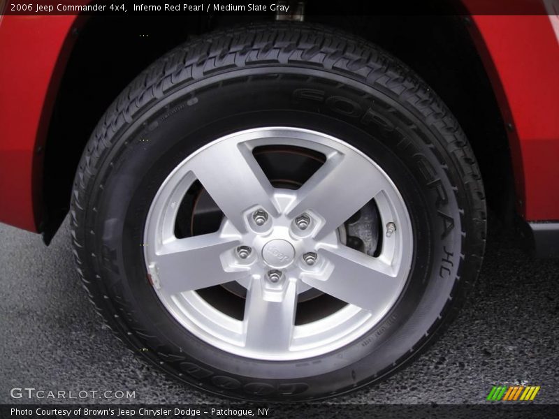 Inferno Red Pearl / Medium Slate Gray 2006 Jeep Commander 4x4