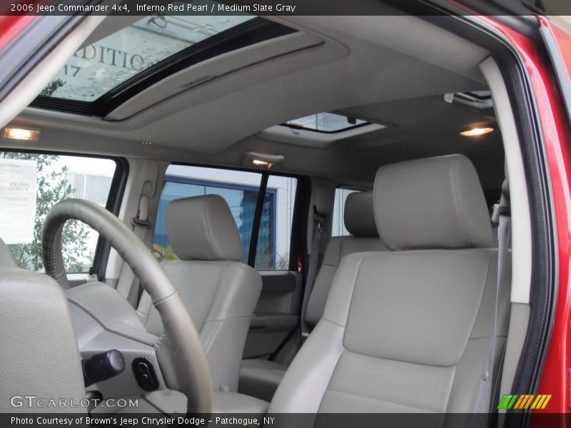 Inferno Red Pearl / Medium Slate Gray 2006 Jeep Commander 4x4