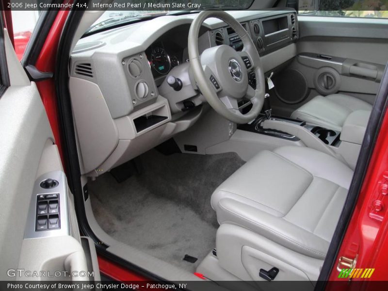 Inferno Red Pearl / Medium Slate Gray 2006 Jeep Commander 4x4