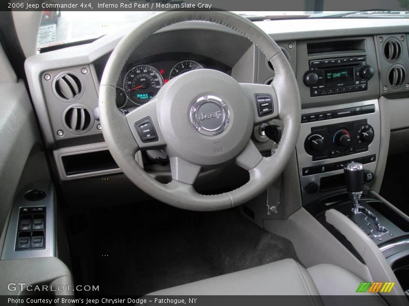 Inferno Red Pearl / Medium Slate Gray 2006 Jeep Commander 4x4
