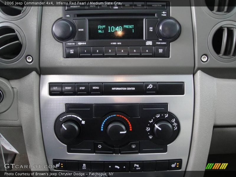 Inferno Red Pearl / Medium Slate Gray 2006 Jeep Commander 4x4