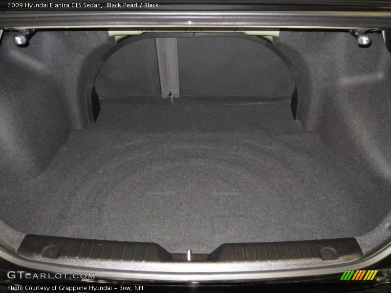 Black Pearl / Black 2009 Hyundai Elantra GLS Sedan