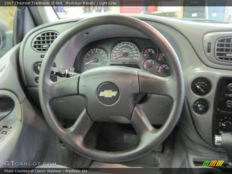 Moondust Metallic / Light Gray 2007 Chevrolet TrailBlazer LS 4x4