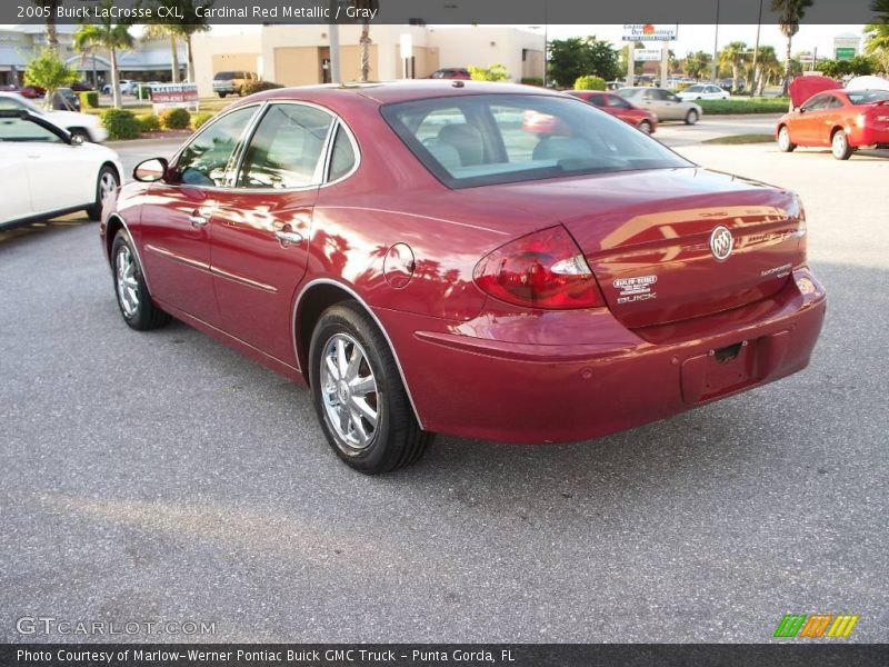 Cardinal Red Metallic / Gray 2005 Buick LaCrosse CXL