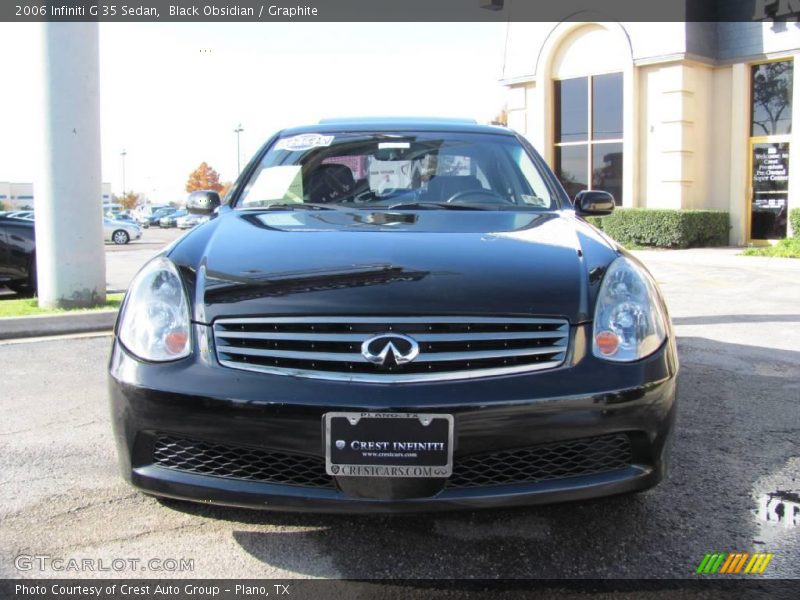 Black Obsidian / Graphite 2006 Infiniti G 35 Sedan