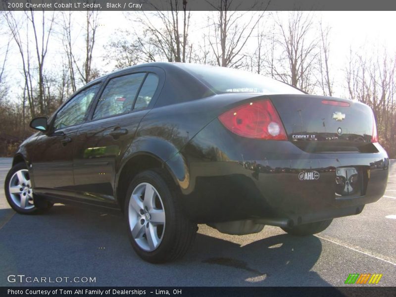 Black / Gray 2008 Chevrolet Cobalt LT Sedan