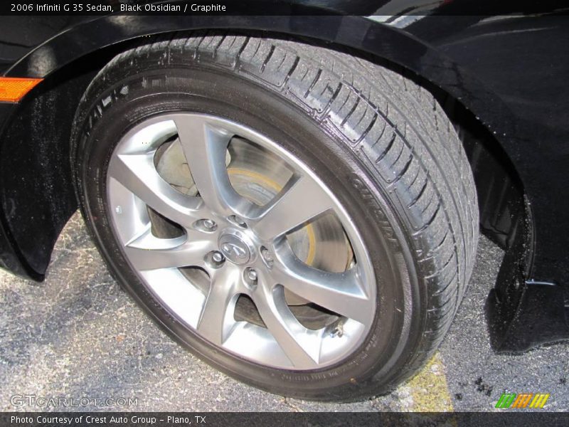 Black Obsidian / Graphite 2006 Infiniti G 35 Sedan