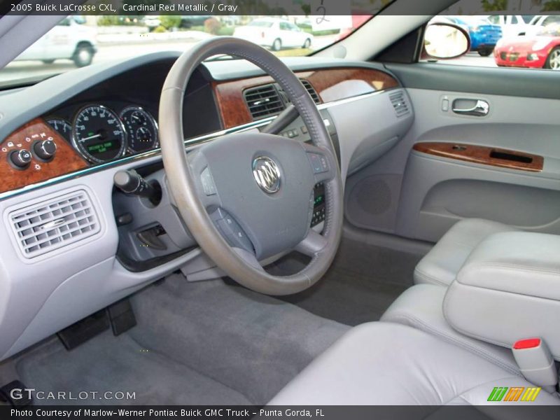 Cardinal Red Metallic / Gray 2005 Buick LaCrosse CXL