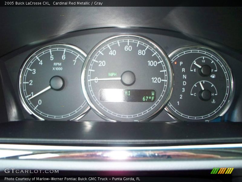 Cardinal Red Metallic / Gray 2005 Buick LaCrosse CXL