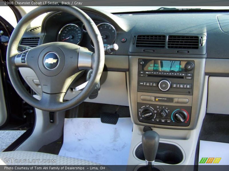 Black / Gray 2008 Chevrolet Cobalt LT Sedan