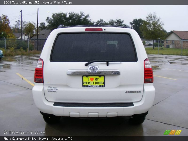 Natural White / Taupe 2008 Toyota 4Runner SR5