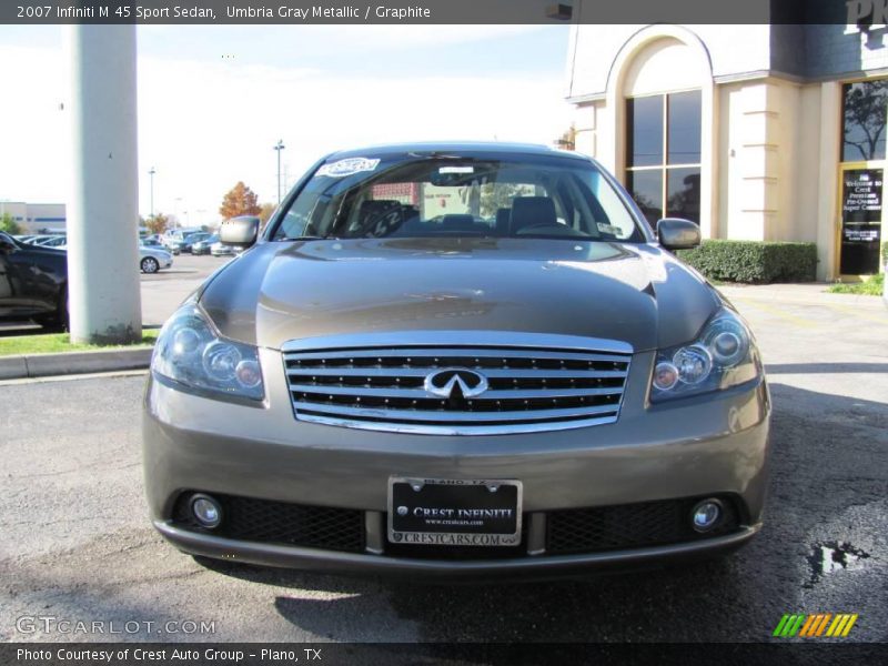 Umbria Gray Metallic / Graphite 2007 Infiniti M 45 Sport Sedan