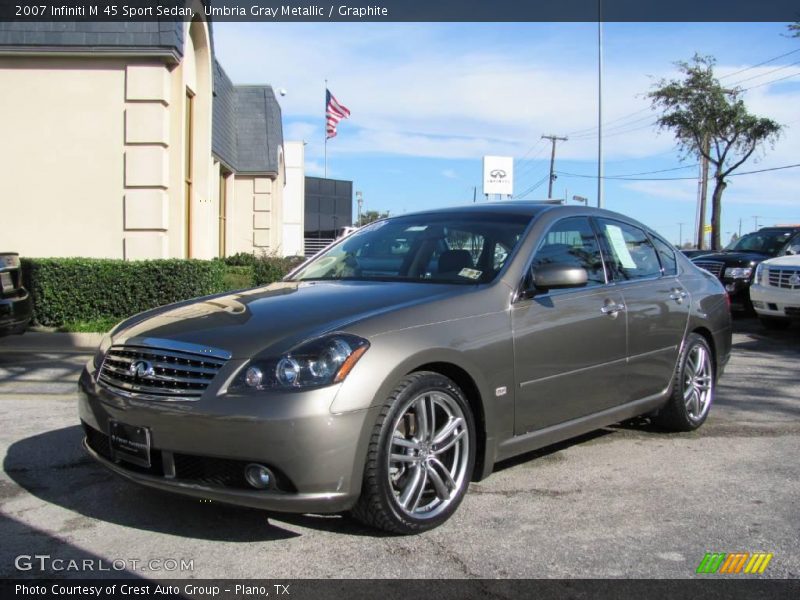 Umbria Gray Metallic / Graphite 2007 Infiniti M 45 Sport Sedan