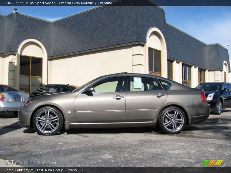 Umbria Gray Metallic / Graphite 2007 Infiniti M 45 Sport Sedan