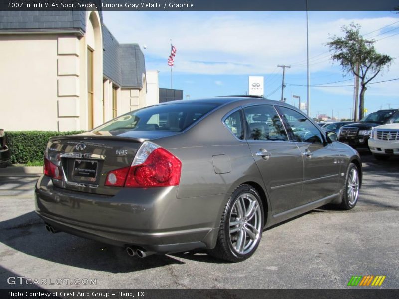 Umbria Gray Metallic / Graphite 2007 Infiniti M 45 Sport Sedan