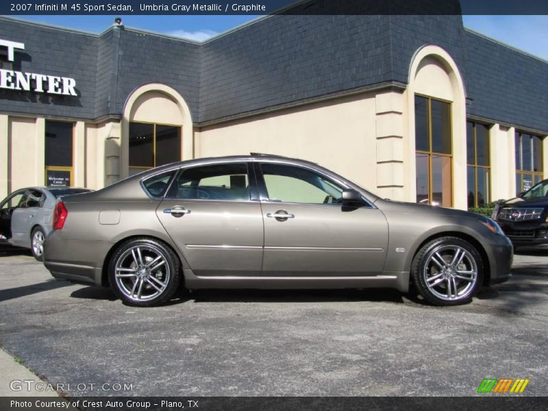 Umbria Gray Metallic / Graphite 2007 Infiniti M 45 Sport Sedan